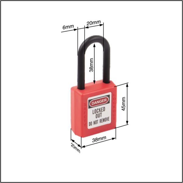 Lototo-Safety-Padlock-L406RED