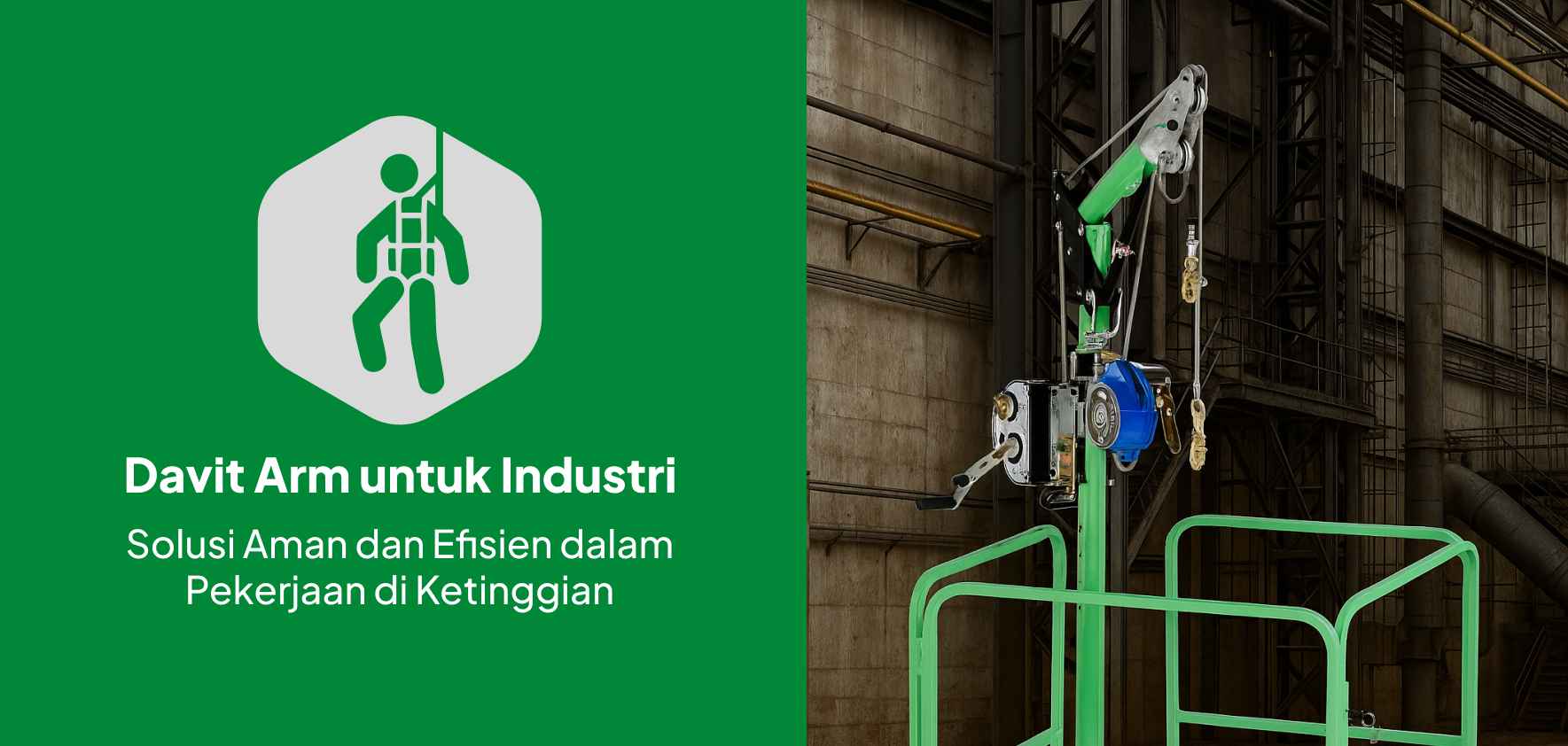 Davit Arm untuk Industri_ Solusi Aman dan Efisien dalam Pekerjaan di Ketinggian
