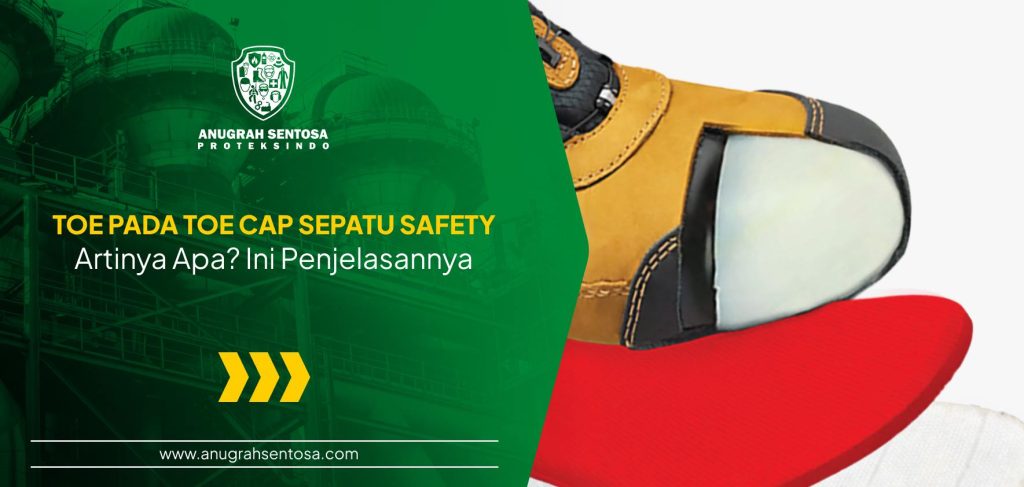 Toe pada Toe Cap Sepatu Safety