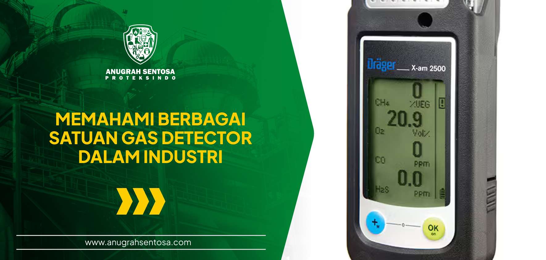 satuan gas detector