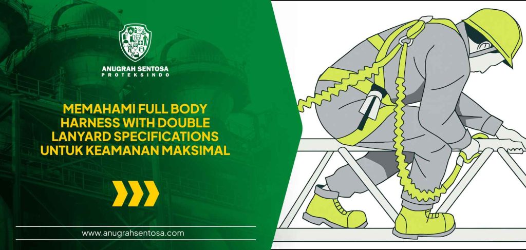 full body harness with double lanyard specifications