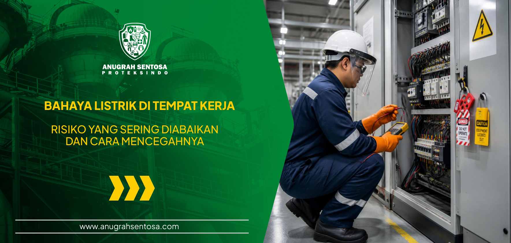 bahaya listrik di tempat kerja
