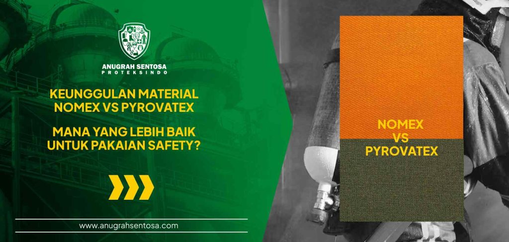keunggulan material nomex vs pyrovatex