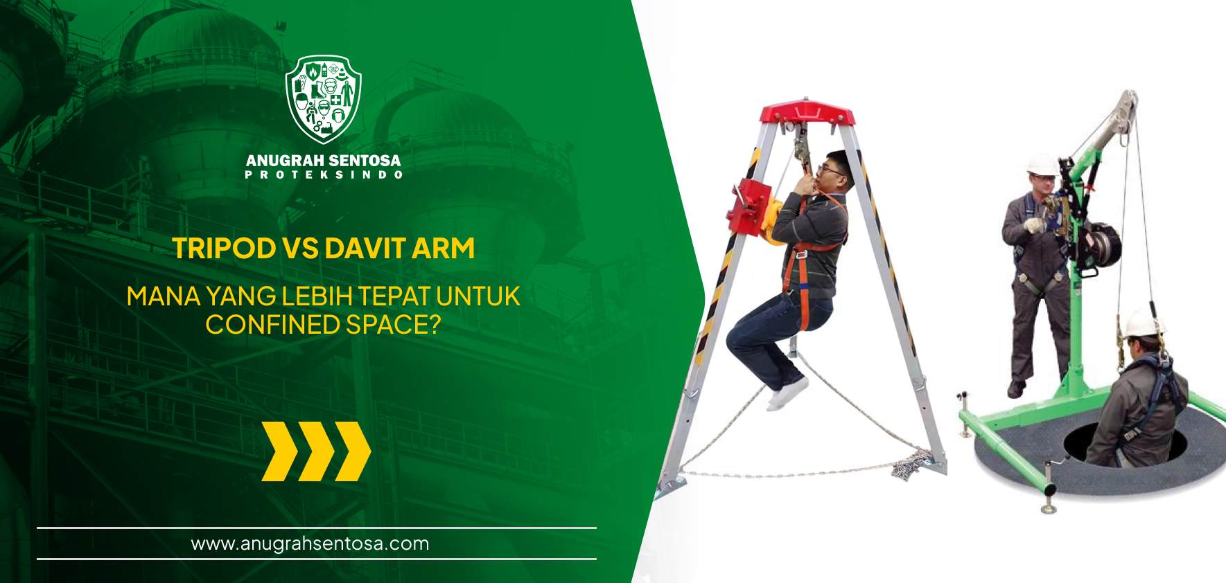 tripod vs davit arm