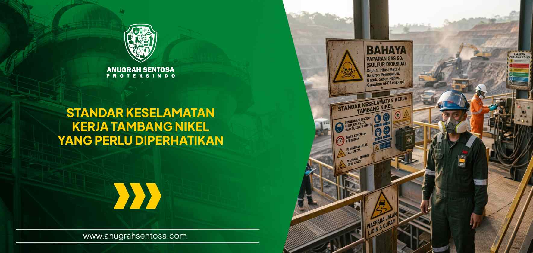 standar keselamatan kerja tambang nikel