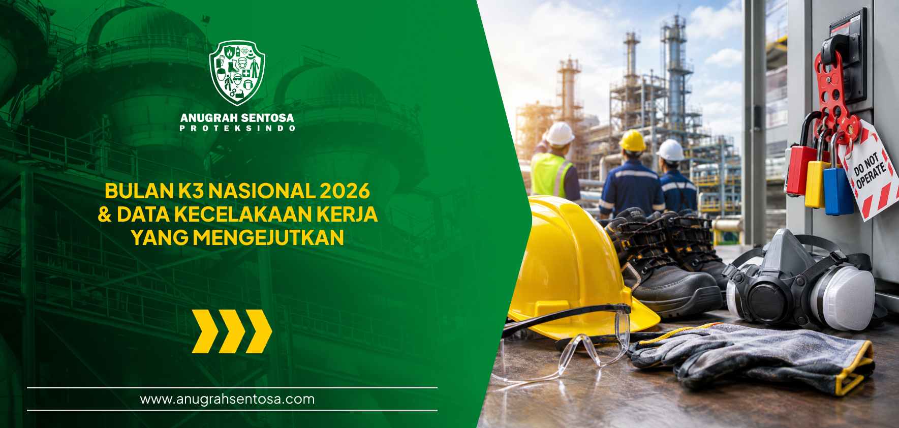 bulan k3 nasional 2026 & data kecelakaan kerja
