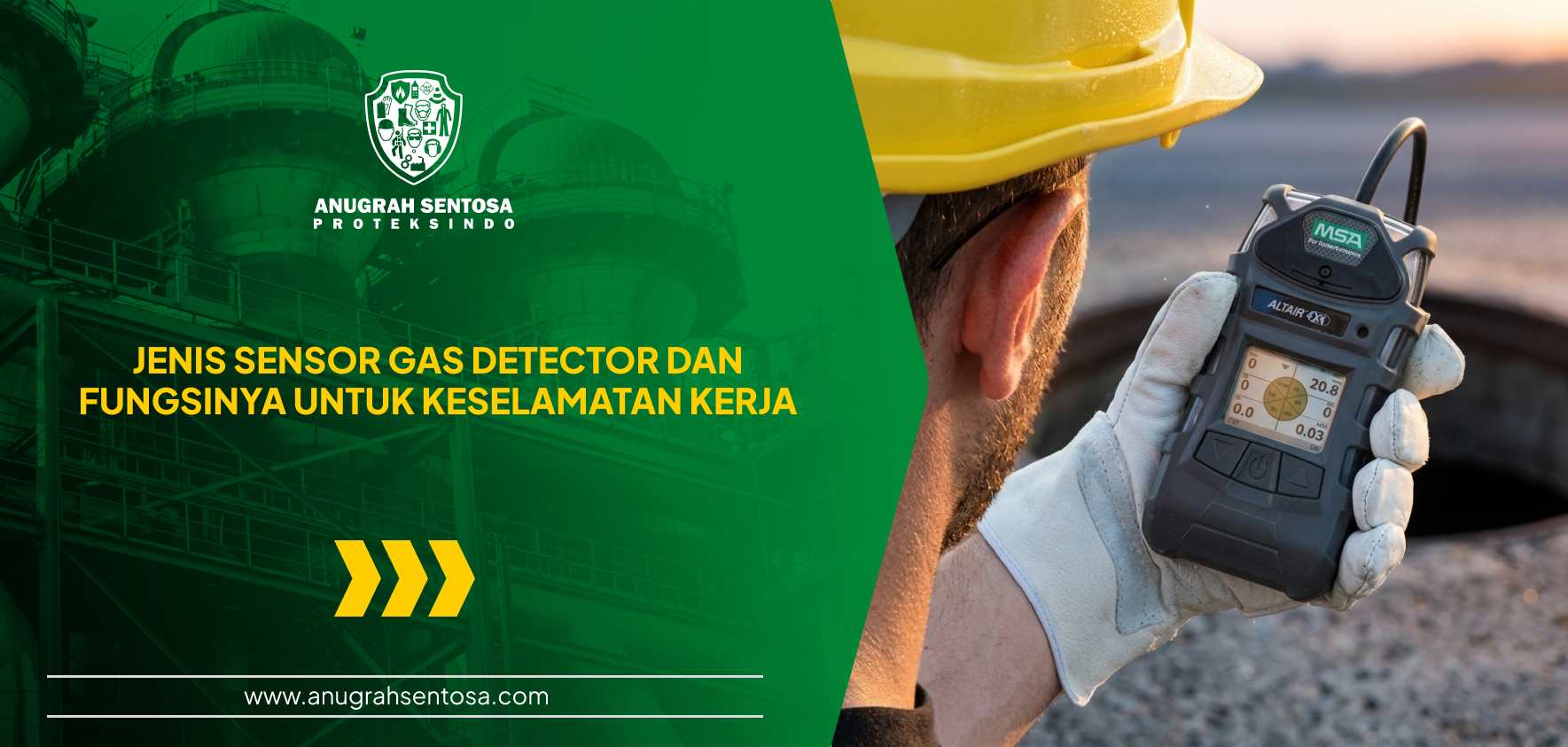 jenis sensor gas detector