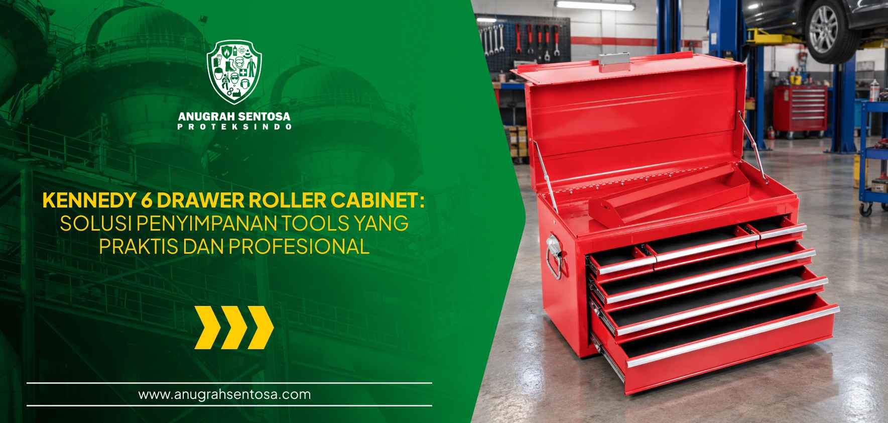 kennedy 6 drawer roller cabinet