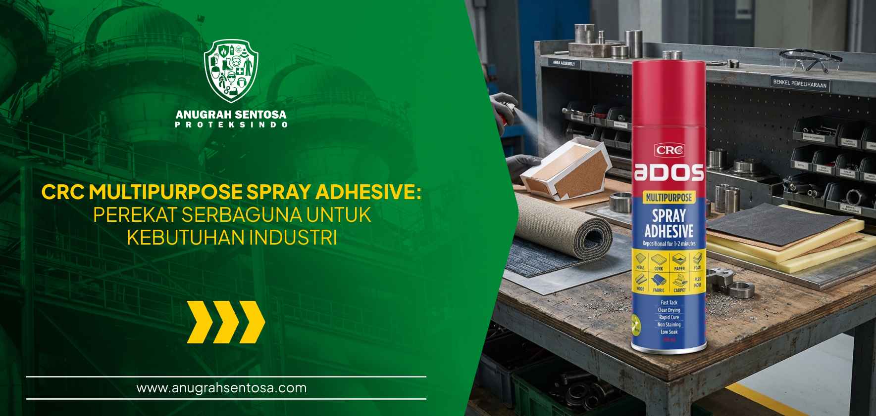 crc multipurpose spray adhesive