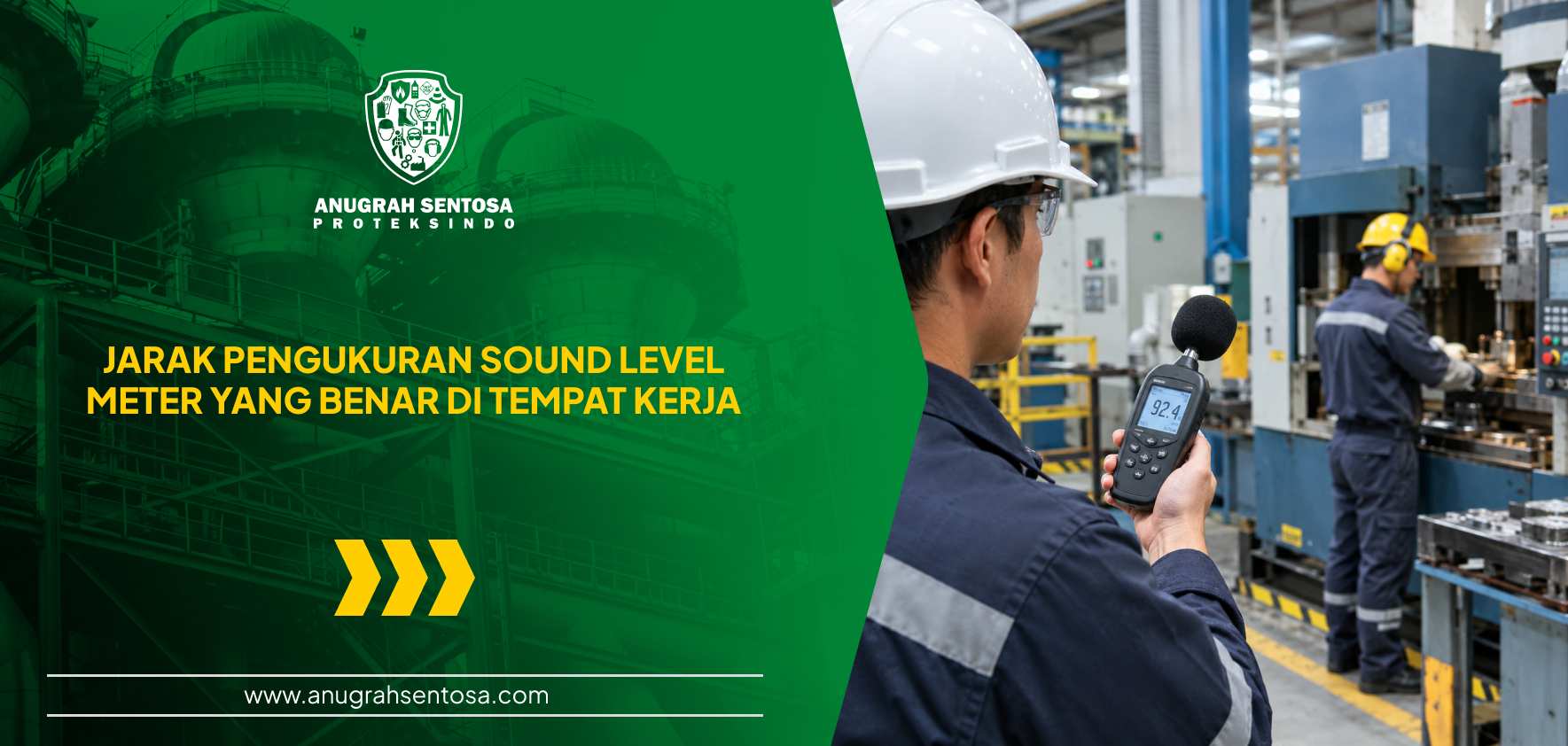 jarak pengukuran sound level meter yang benar